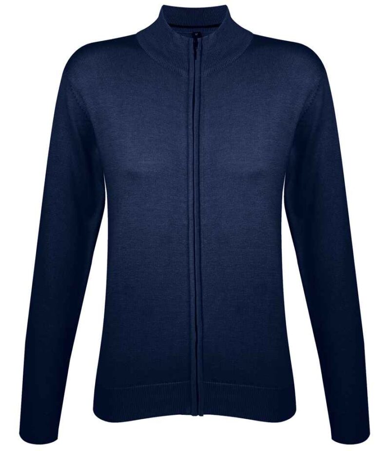 SOL'S Ladies Gordon Full Zip Cotton Acrylic Cardigan - Image 4