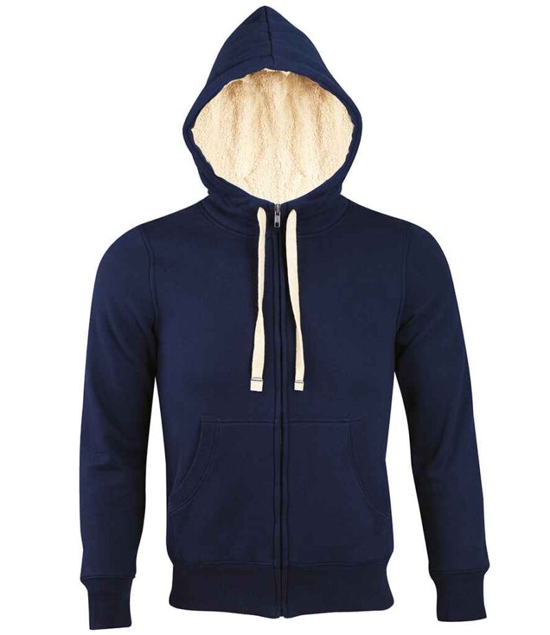 SOL'S Unisex Sherpa Hooded Jacket - Image 4