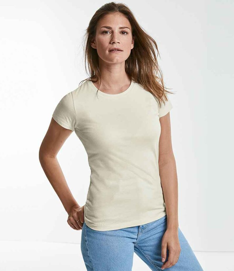 Russell Ladies Pure Organic T-Shirt - Image 8