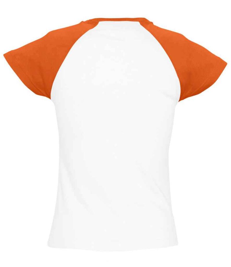 SOL'S Ladies Milky Contrast Baseball T-Shirt - Image 14