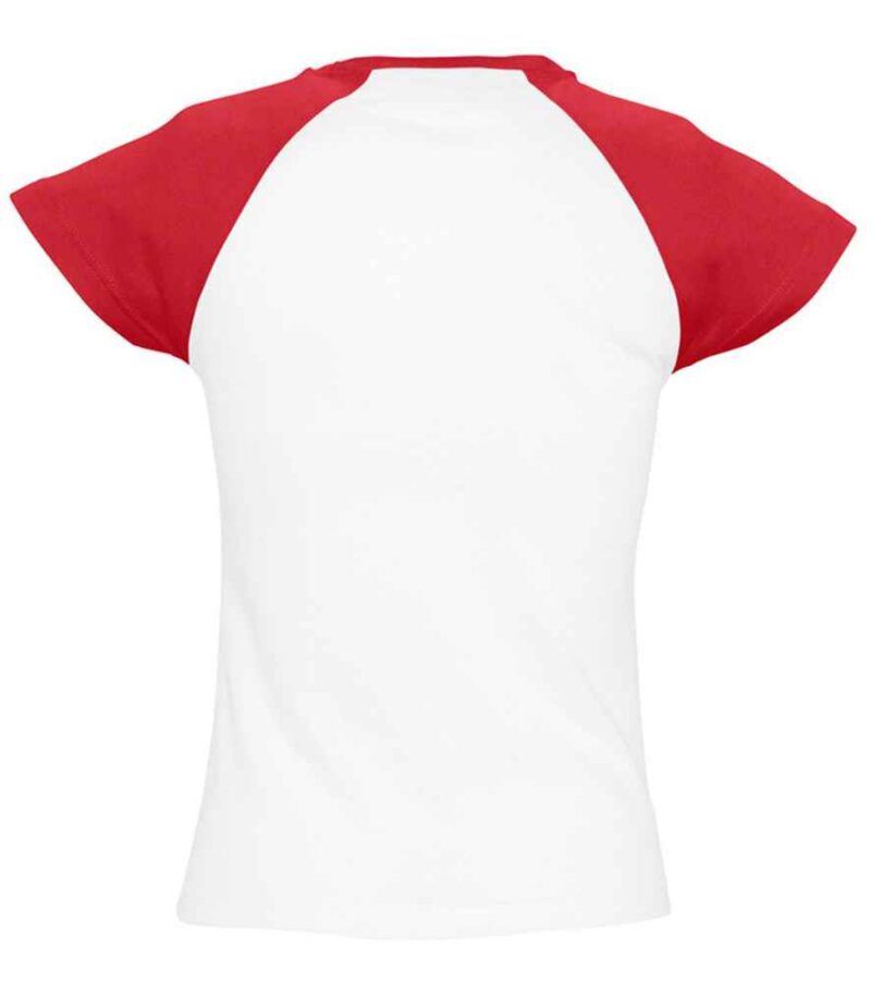 SOL'S Ladies Milky Contrast Baseball T-Shirt - Image 17