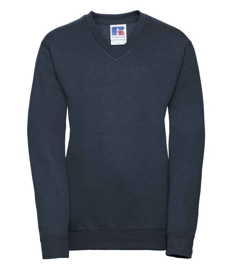 Russell Schoolgear Kids V Neck Sweatshirt - Image 4