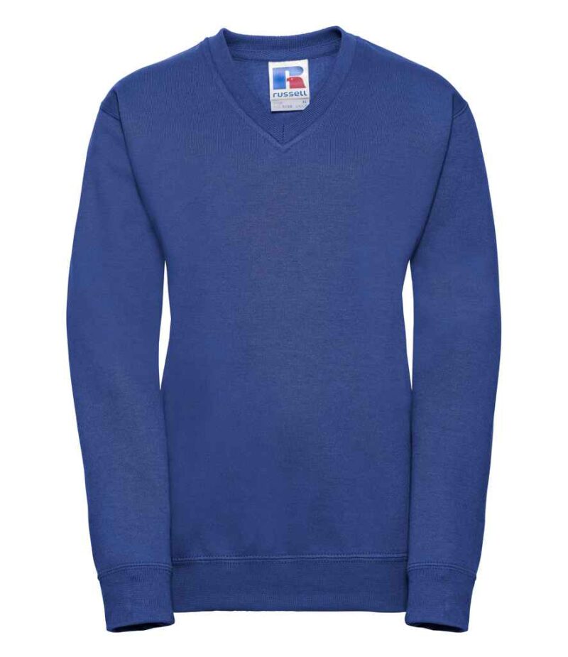 Russell Schoolgear Kids V Neck Sweatshirt - Image 7