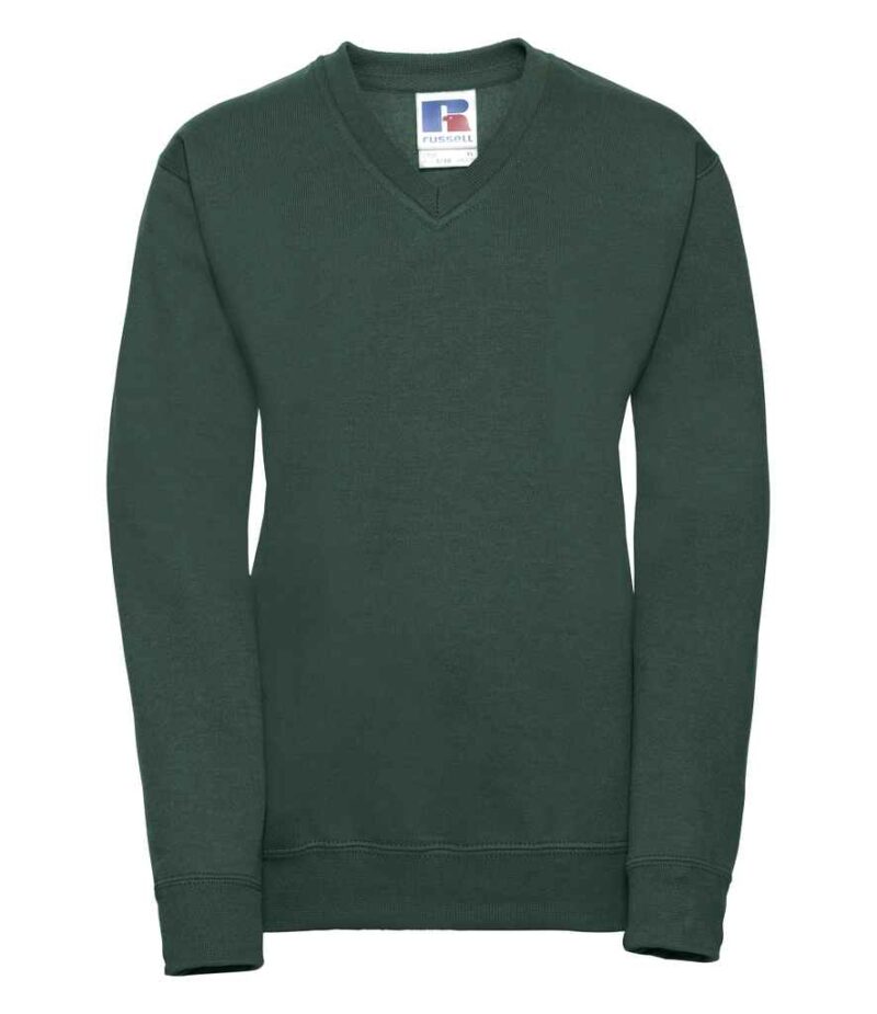 Russell Schoolgear Kids V Neck Sweatshirt - Image 13