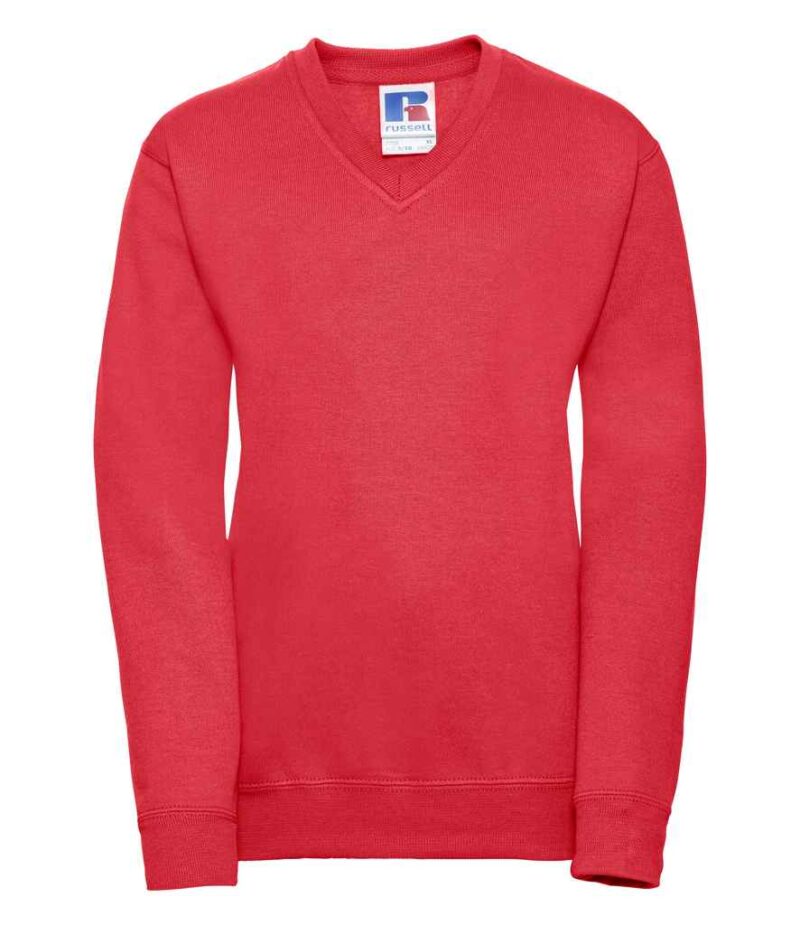 Russell Schoolgear Kids V Neck Sweatshirt - Image 19