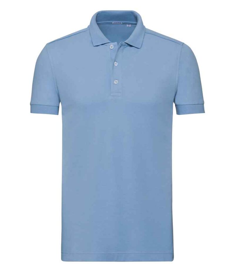 Russell Stretch Piqué Polo Shirt - Image 7