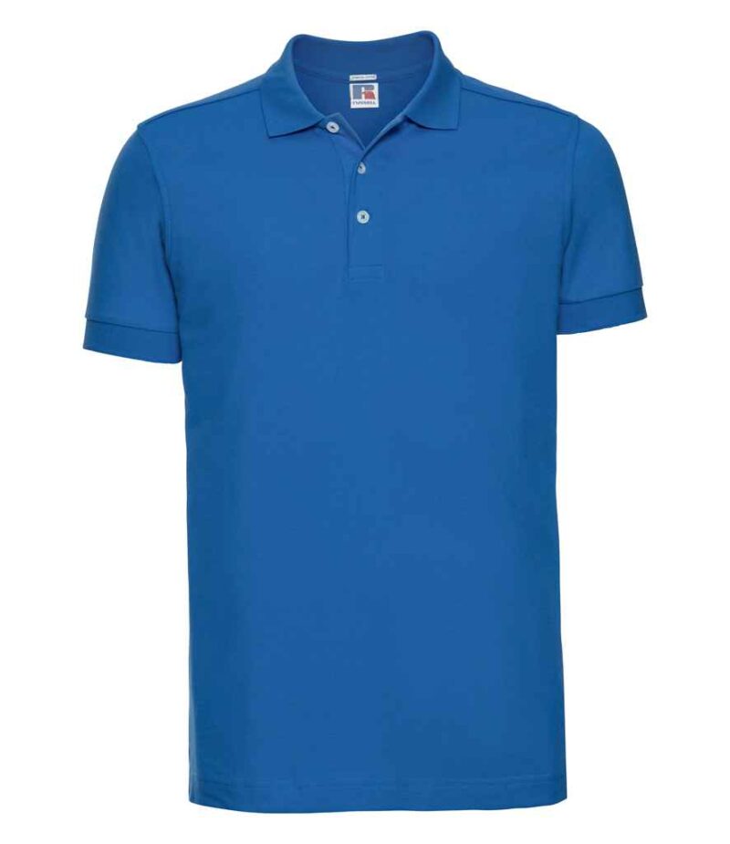 Russell Stretch Piqué Polo Shirt - Image 10