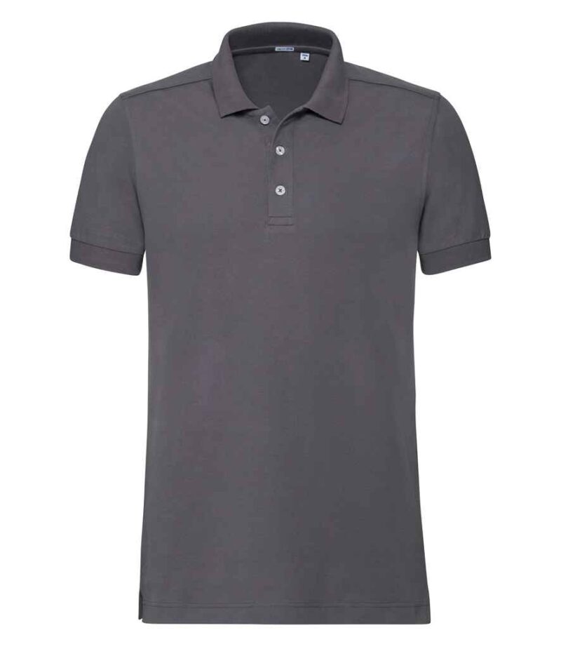 Russell Stretch Piqué Polo Shirt - Image 23