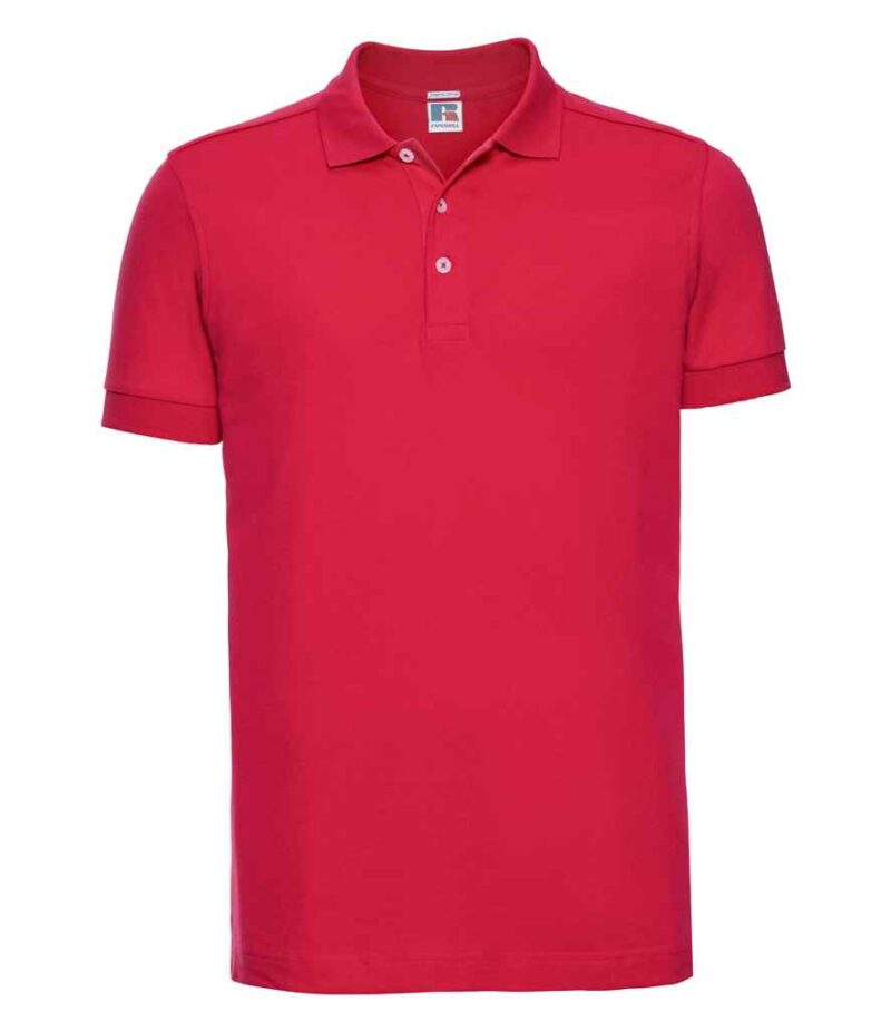 Russell Stretch Piqué Polo Shirt - Image 26