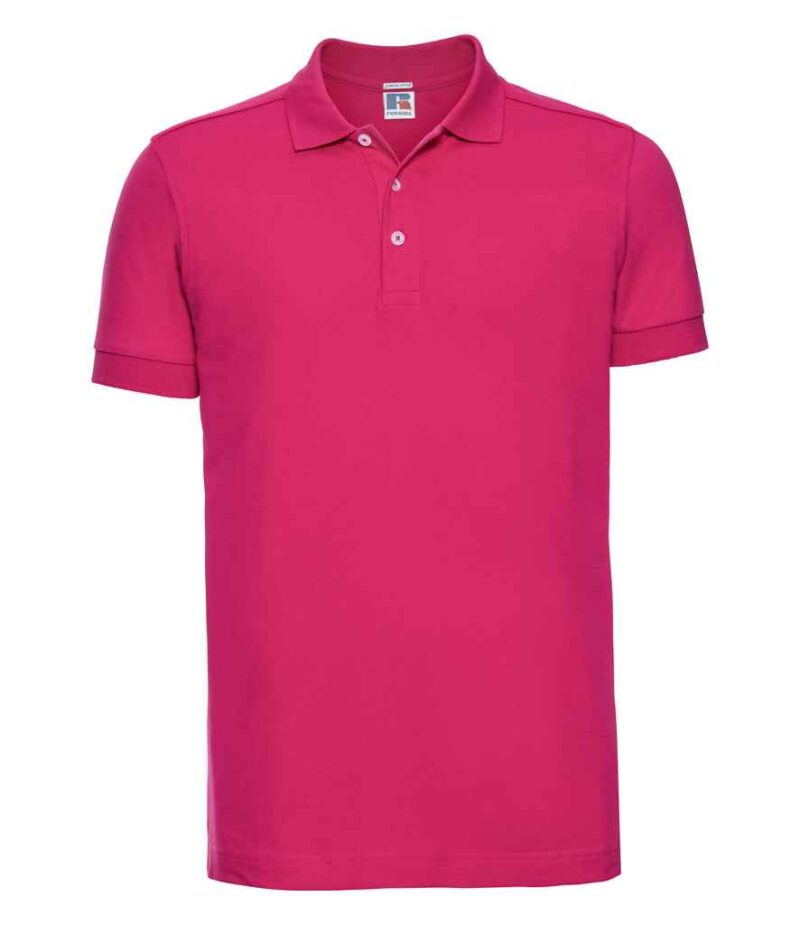 Russell Stretch Piqué Polo Shirt - Image 32