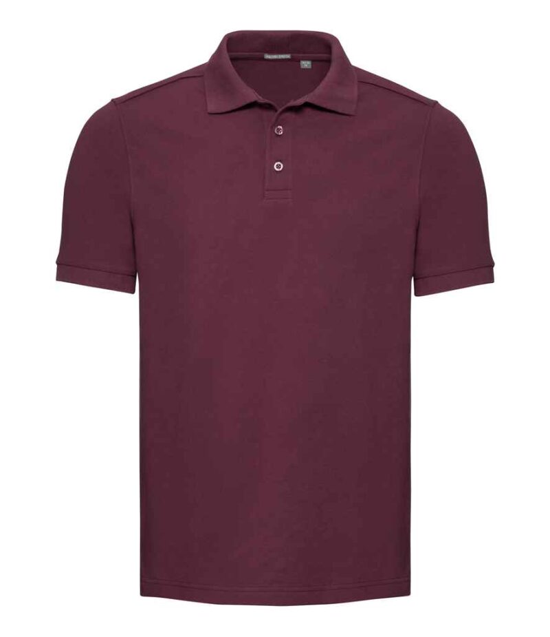 Russell Tailored Stretch Piqué Polo Shirt - Image 21