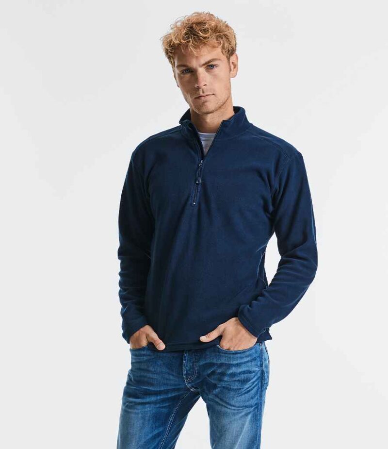 Russell Zip Neck Micro Fleece - Image 4