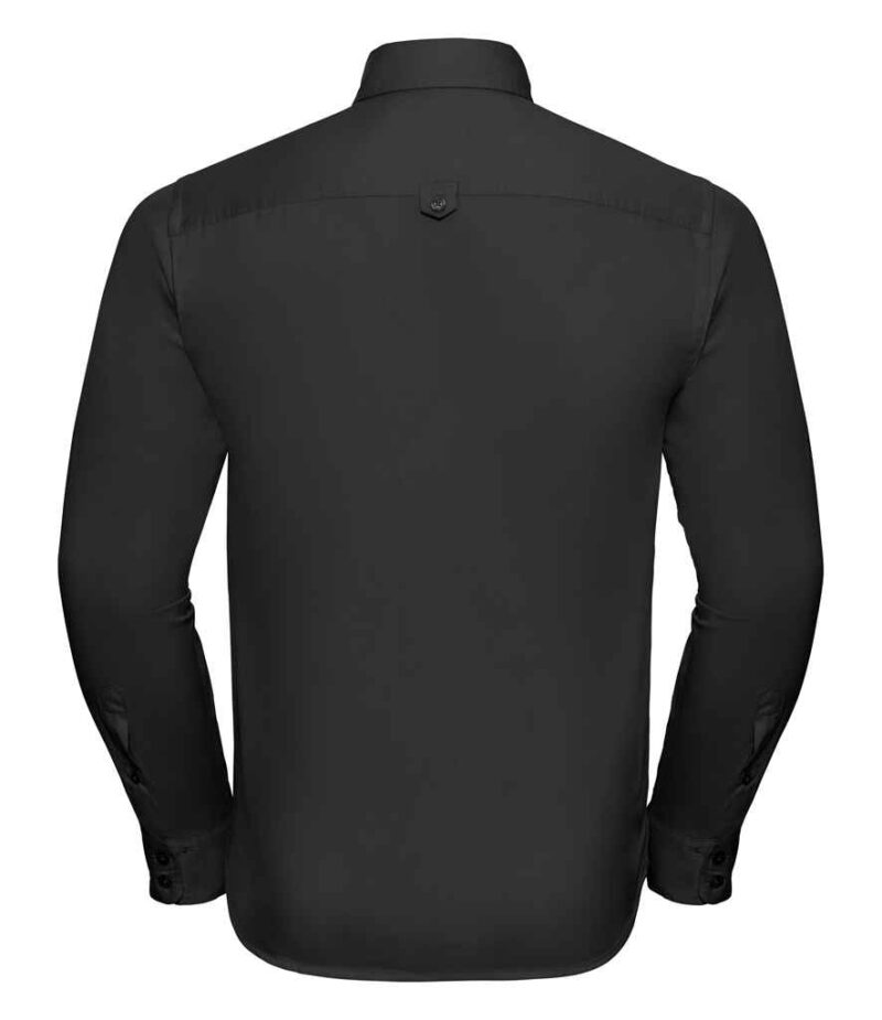 Russell Collection Long Sleeve Classic Twill Shirt - Image 2