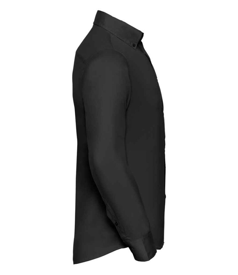 Russell Collection Long Sleeve Classic Twill Shirt - Image 3