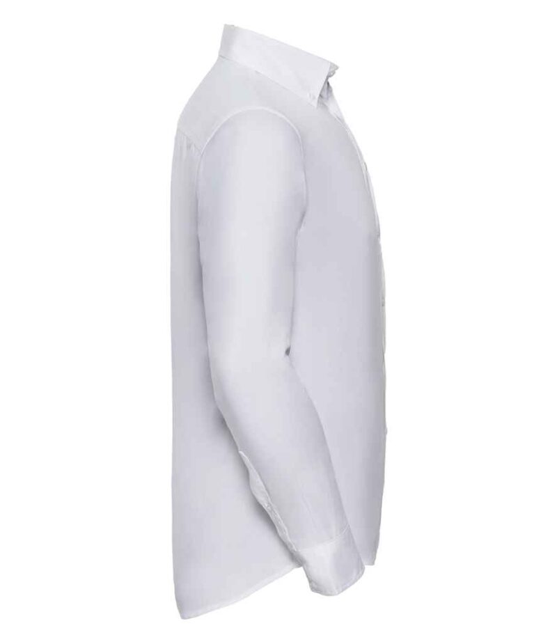 Russell Collection Long Sleeve Classic Twill Shirt - Image 6