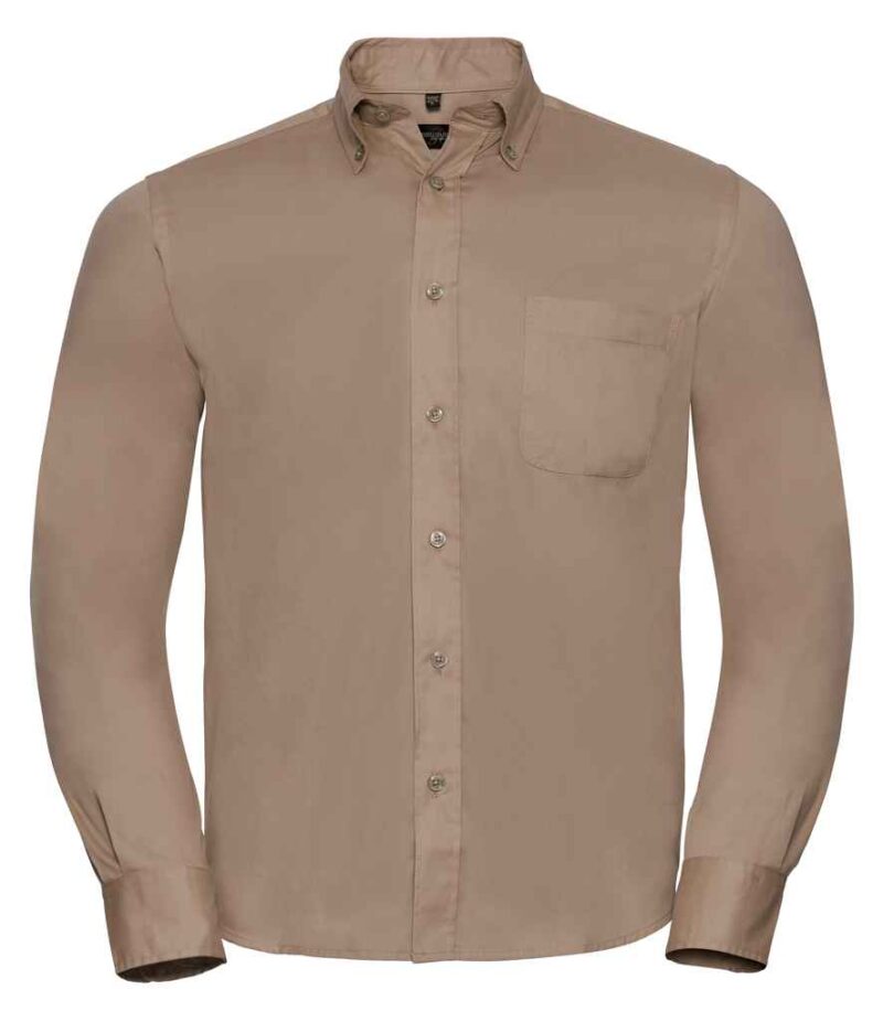 Russell Collection Long Sleeve Classic Twill Shirt - Image 16