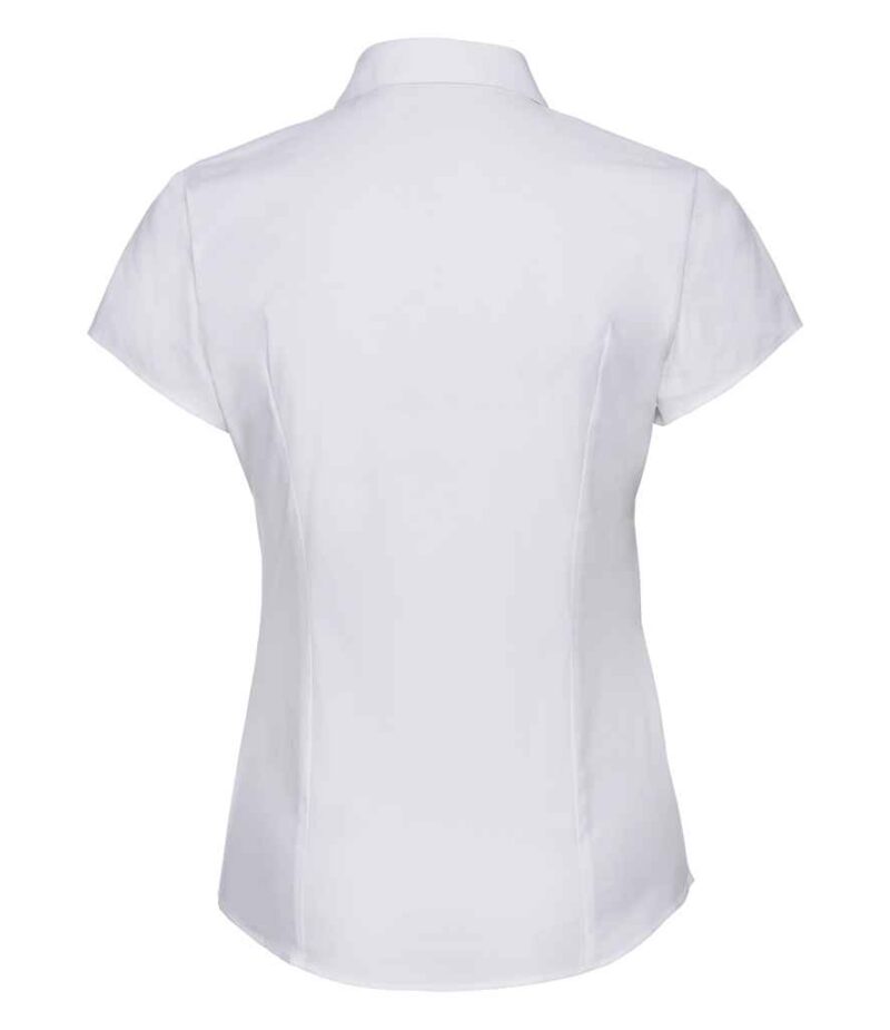 Russell Collection Ladies Short Sleeve Easy Care Fitted Shirt - Image 5