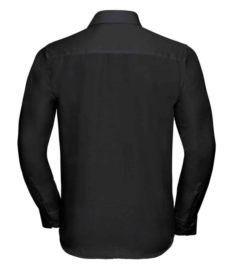 Russell Collection Long Sleeve Tailored Ultimate Non-Iron Shirt - Image 2