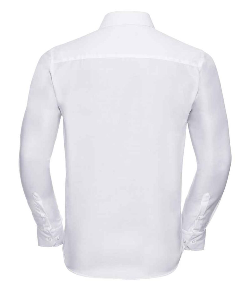 Russell Collection Long Sleeve Tailored Ultimate Non-Iron Shirt - Image 7