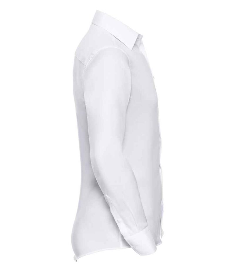 Russell Collection Long Sleeve Tailored Ultimate Non-Iron Shirt - Image 8