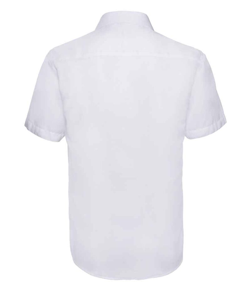 Russell Collection Short Sleeve Tailored Ultimate Non-Iron Shirt - Image 6