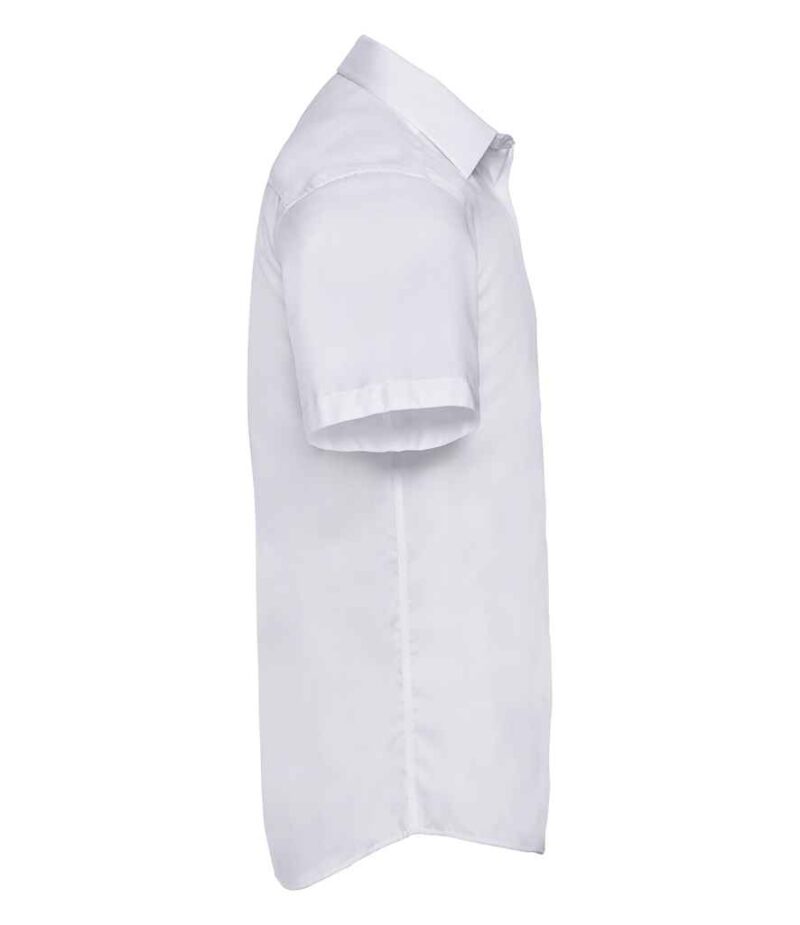 Russell Collection Short Sleeve Tailored Ultimate Non-Iron Shirt - Image 7