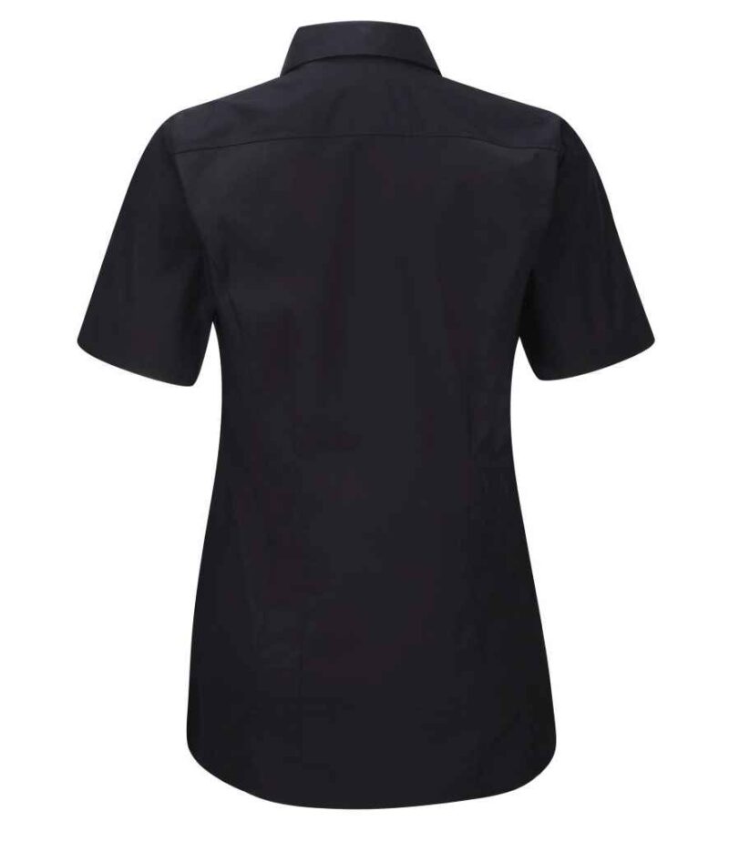 Russell Collection Ladies Short Sleeve Ultimate Stretch Shirt - Image 2