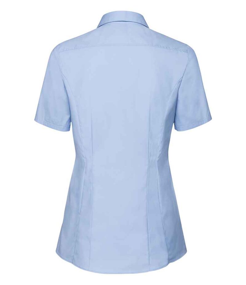 Russell Collection Ladies Short Sleeve Ultimate Stretch Shirt - Image 8