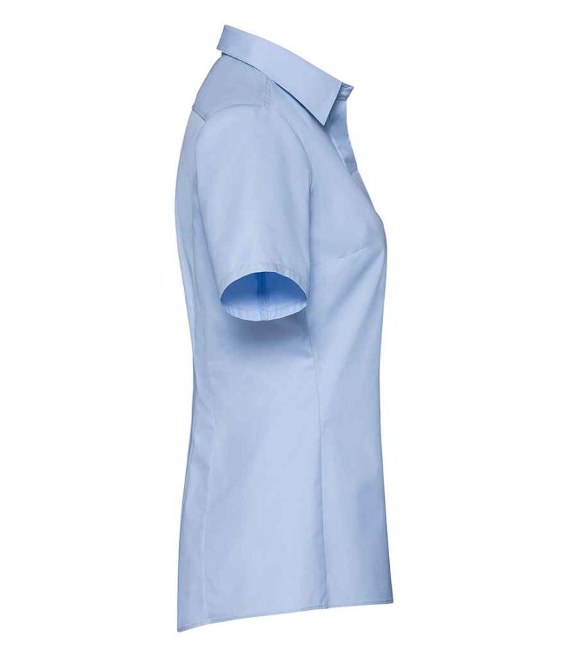 Russell Collection Ladies Short Sleeve Ultimate Stretch Shirt - Image 9