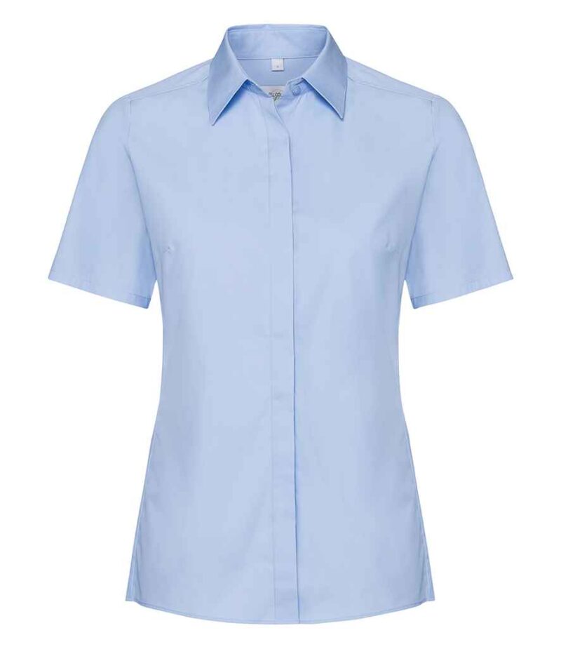 Russell Collection Ladies Short Sleeve Ultimate Stretch Shirt - Image 7