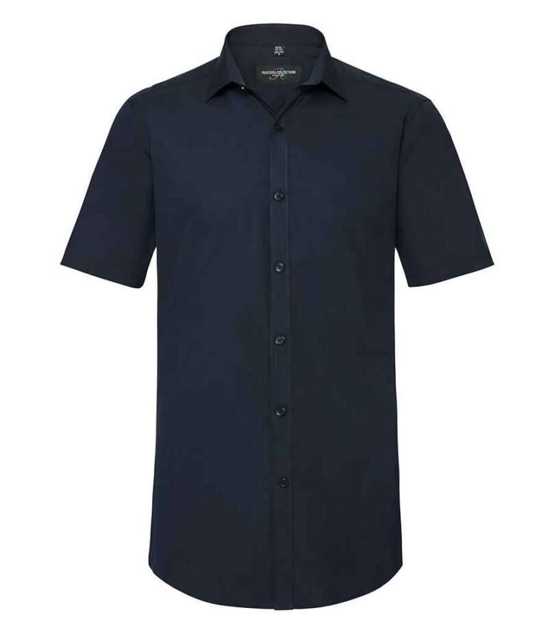 Russell Collection Ultimate Short Sleeve Stretch Shirt - Image 12