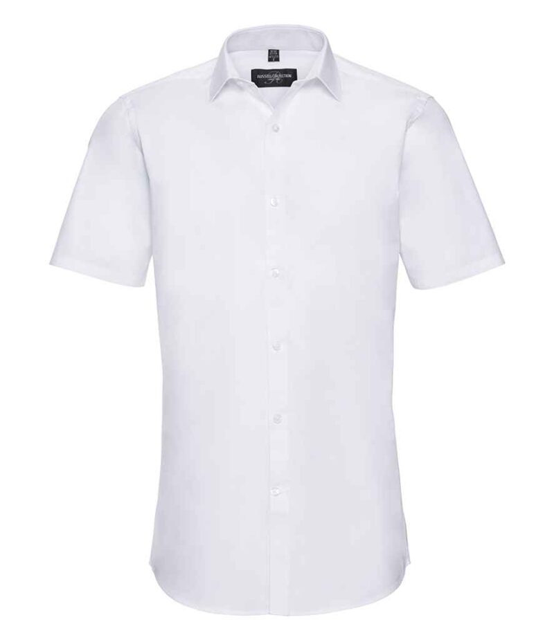 Russell Collection Ultimate Short Sleeve Stretch Shirt - Image 4