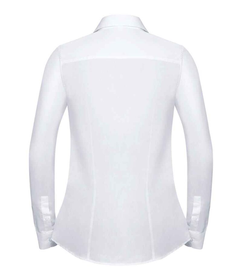 Russell Collection Ladies Long Sleeve Tailored Coolmax® Shirt - Image 3