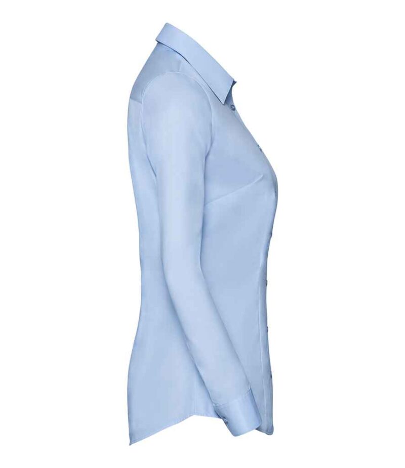 Russell Collection Ladies Long Sleeve Tailored Coolmax® Shirt - Image 7