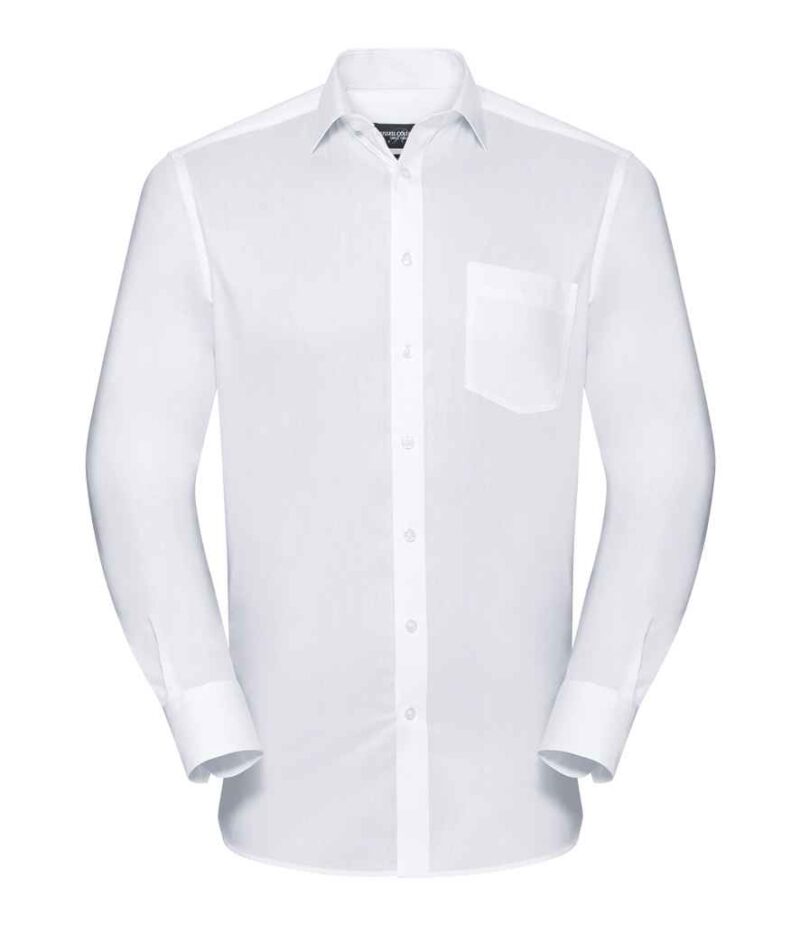 Russell Collection Long Sleeve Tailored Coolmax® Shirt - Image 2