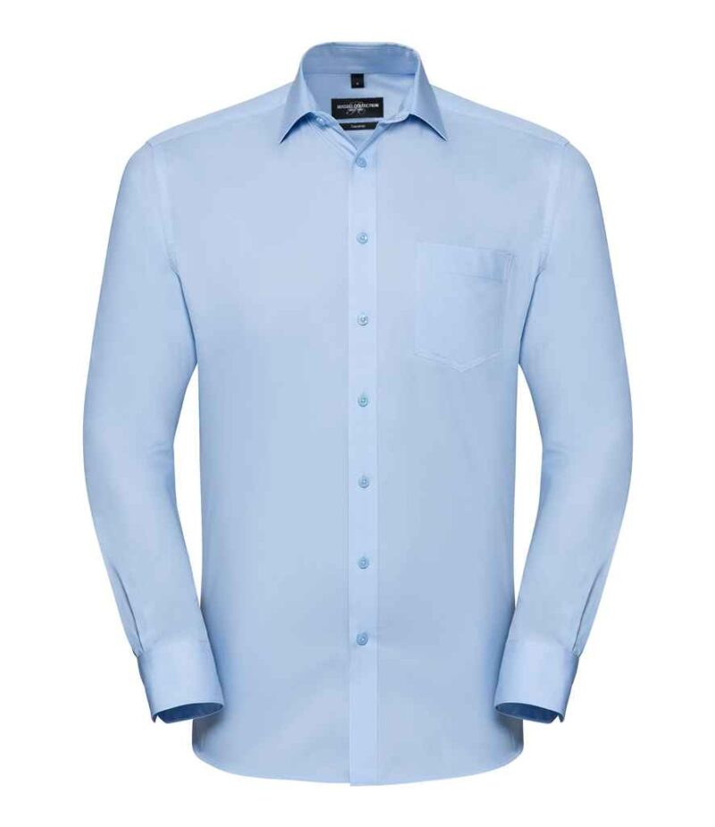 Russell Collection Long Sleeve Tailored Coolmax® Shirt - Image 5