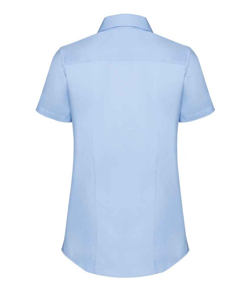 Russell Collection Ladies Short Sleeve Tailored Coolmax® Shirt - Image 7