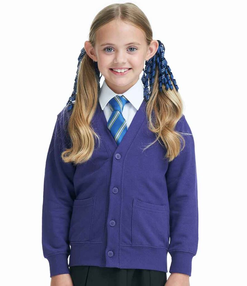 AWDis Academy Kids Sweat Cardigan - Image 7