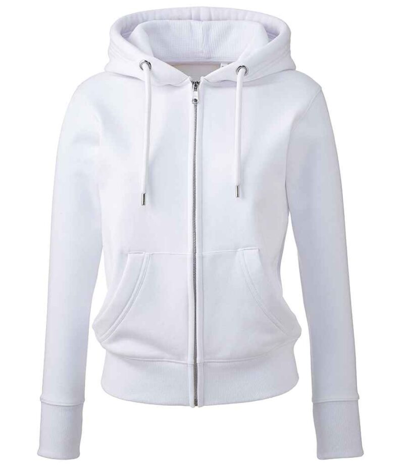 Anthem Ladies Organic Full Zip Hoodie - Image 2