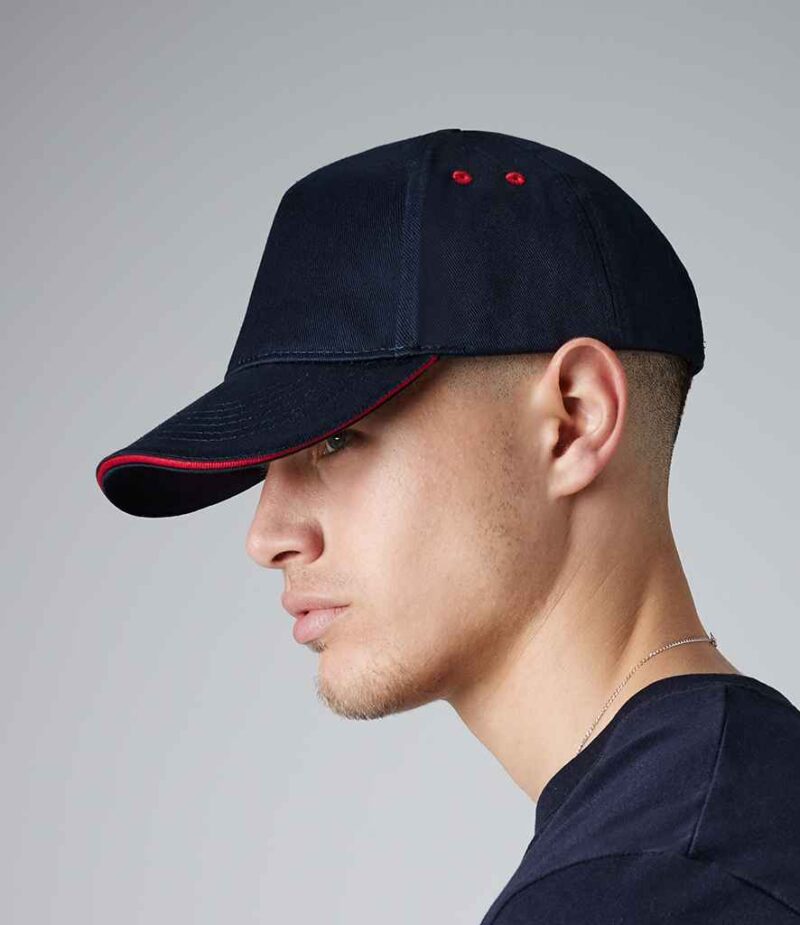 Beechfield Ultimate 5 Panel Cap with Sandwich Peak - Image 19