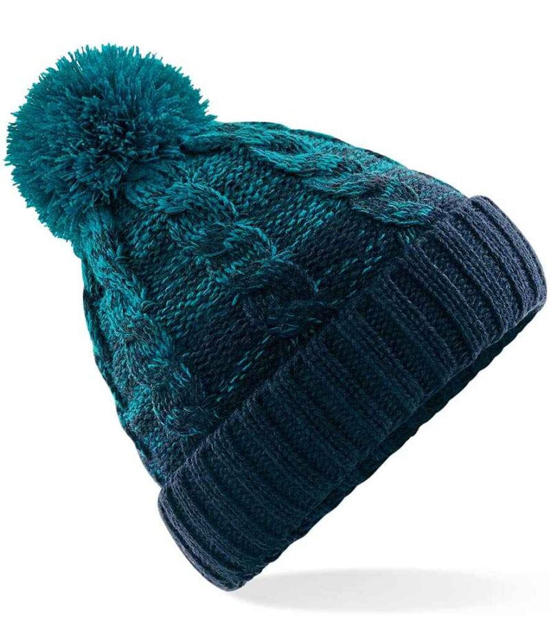 Beechfield Ombré Pom Pom Beanie - Image 2