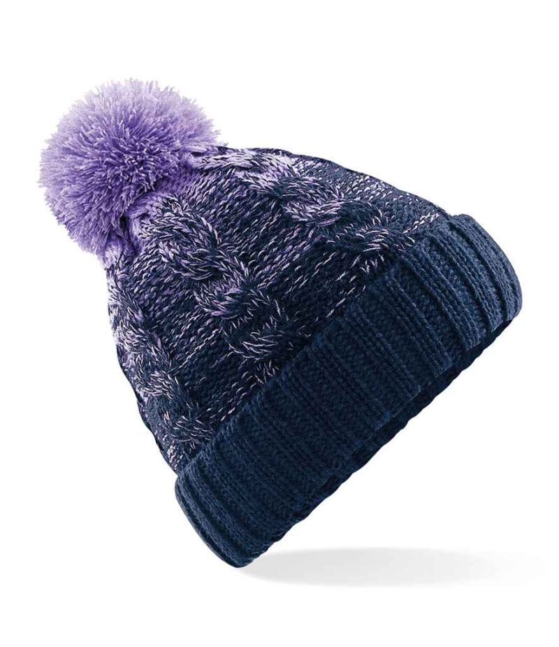 Beechfield Ombré Pom Pom Beanie - Image 3