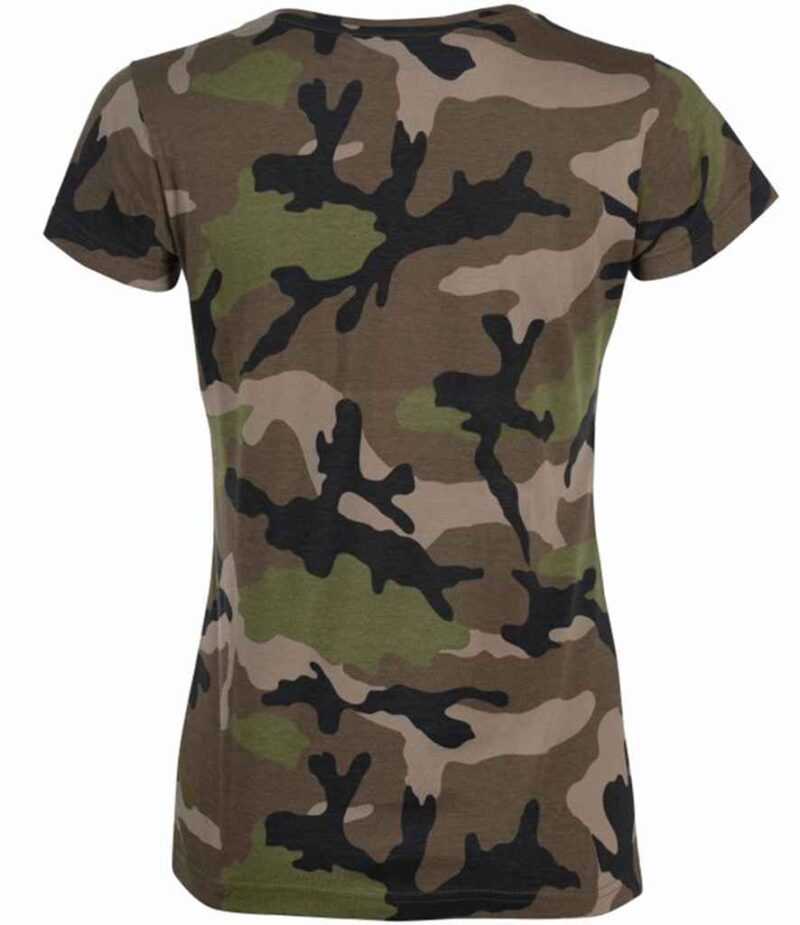 SOL'S Ladies Camo T-Shirt - Image 5