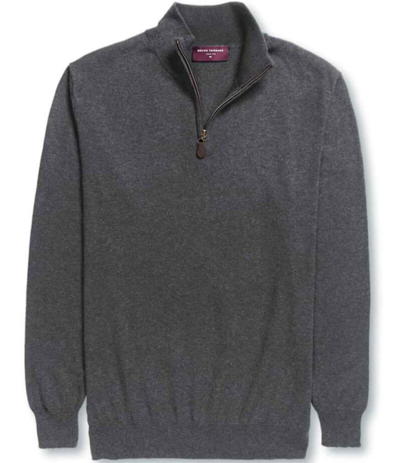 Brook Taverner Dallas Zip Neck Sweater - Image 5