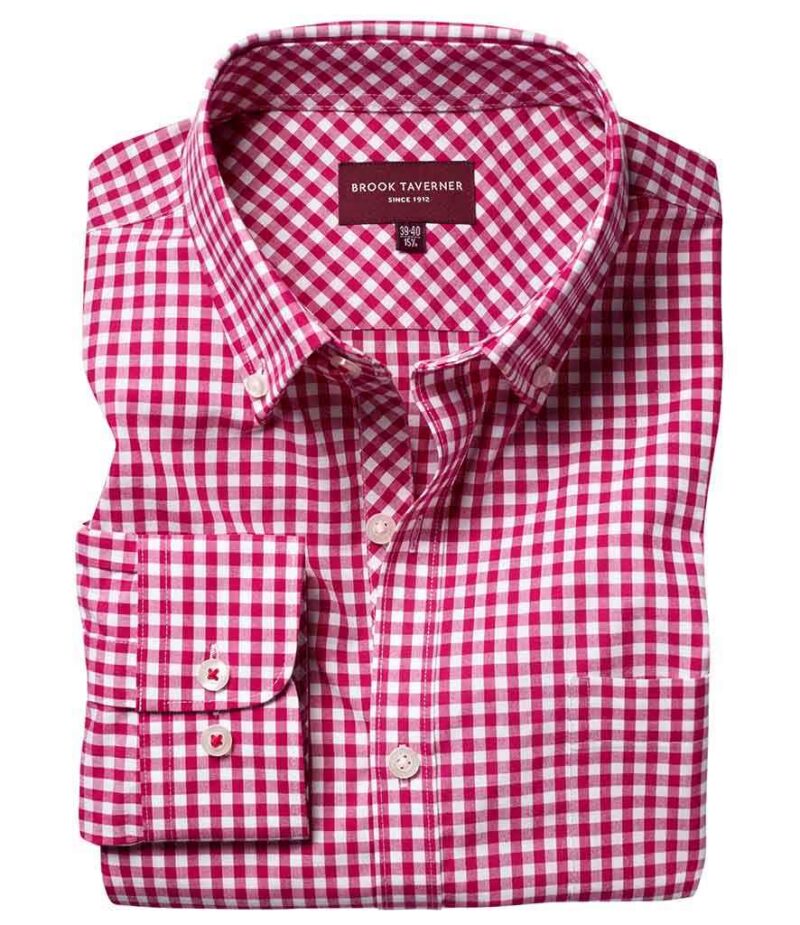 Brook Taverner Montana Gingham Long Sleeve Shirt - Image 5