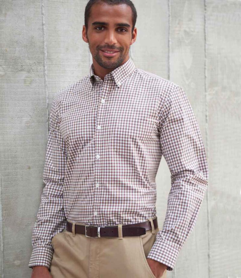 Brook Taverner Montana Gingham Long Sleeve Shirt - Image 2