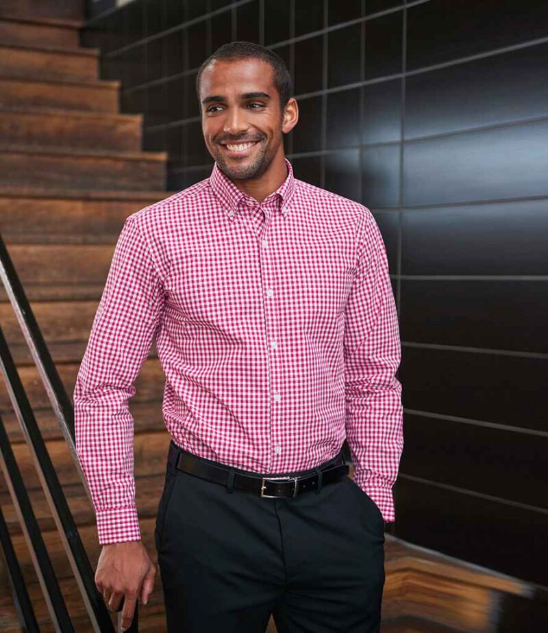 Brook Taverner Montana Gingham Long Sleeve Shirt - Image 4