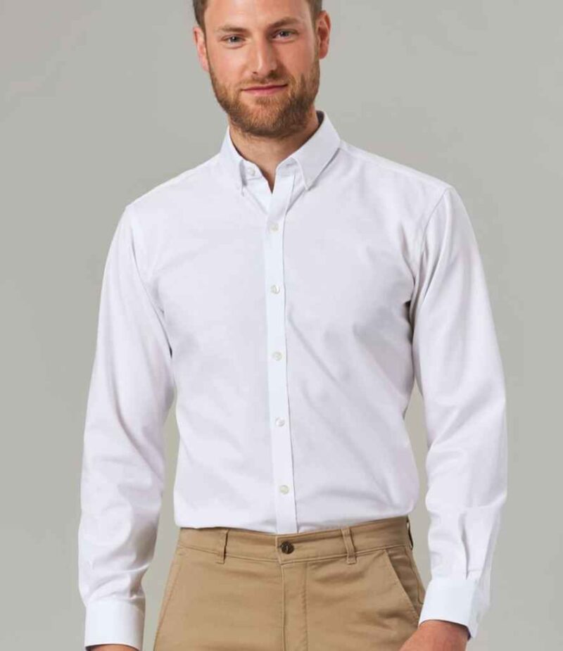 Brook Taverner Lawrence Long Shirt Stretch Oxford Shirt