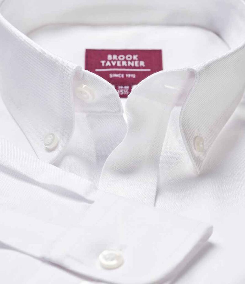 Brook Taverner Whistler Long Sleeve Oxford Shirt - Image 3