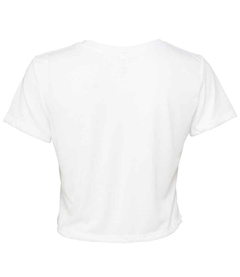 Bella Ladies Flowy Cropped T-Shirt - Image 6